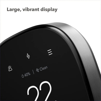 ecobee New Smart Thermostat Premium with Smart Sensor and Air Quality Monitor - Programmable Wifi Thermostat - Works with Siri, Alexa, Google Assistant