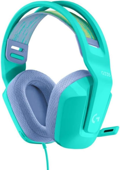 Logitech G535 Lightspeed Wireless Gaming Headset - Lightweight on-Ear Headphones, flip to Mute mic, Stereo, USB Rechargeable - Black