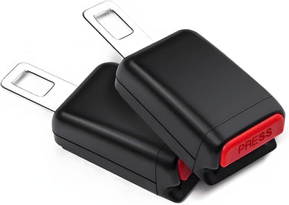 Universal Car Seat Belt Buckle Extension | Safety Seat Belt Extender Clip | ABS Plastic Seatbelt Adjuster | Easy Install Vehicle Seat Belt Extension | 2 Pack Comfort Belt Adapter
