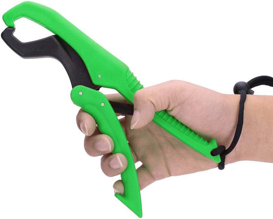 ABS Plastic Floating Fish Grip Zinc Alloy Fish Lip Gripper with Wrist Strip for Catching Fish No Hurt Auxiliary