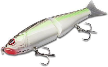 Bassdash SwimShad Glide Baits Jointed Swimbait Bass Pike Salmon Trout Muskie Fishing Lure