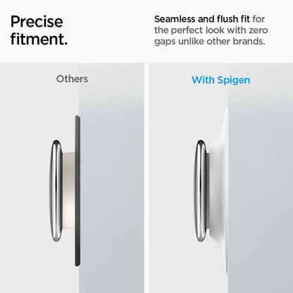 Spigen Wall Plate Designed for New Google Nest Learning Thermostat 4th Generation (2024) Wall Plate - Matte Black