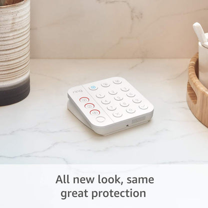 Ring Alarm 5-Piece Kit (newest model), home security system with 30-day free Ring Home subscription