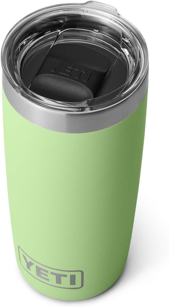 YETI Rambler 10 oz Tumbler, Stainless Steel, Vacuum Insulated with MagSlider Lid, White