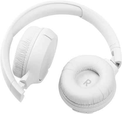 JBL Tune 520BT - Wireless On-Ear Headphones, Up to 57H Battery Life and Speed Charge, Lightweight, Comfortable and Foldable Design, Hands-Free Calls with Voice Aware (Black)