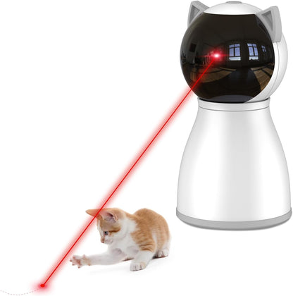 YVE LIFE Cat Toys,The 4th Generation Real Random Trajectory,Motion Activated Rechargeable Automatic Cat Laser Toy,Interactive Cat Toys for Indoor Cats/Kittens/Dogs