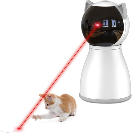 YVE LIFE Cat Toys,The 4th Generation Real Random Trajectory,Motion Activated Rechargeable Automatic Cat Laser Toy,Interactive Cat Toys for Indoor Cats/Kittens/Dogs
