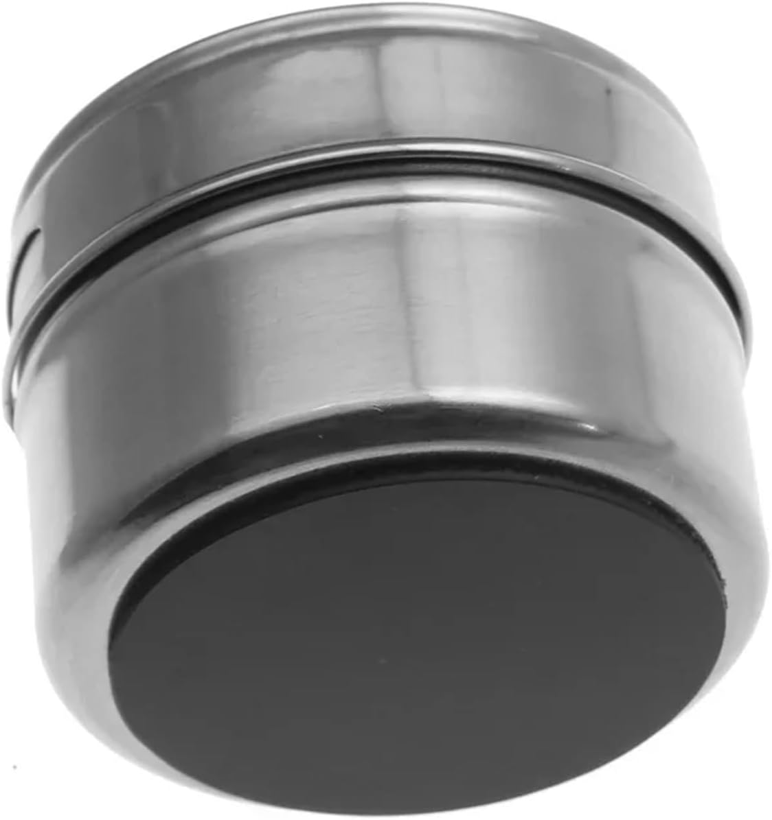 Magnetic Spice Jars Set Stainless Steel Salt And Pepper Spray Shakers Rack Seasoning Condiment Container(3pcs)