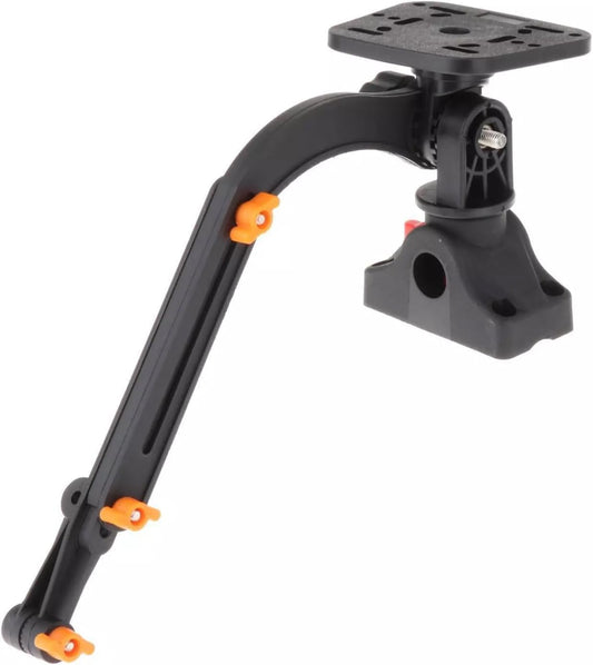 Marine Transducer Mounting Arm Kayaks Fish Finder Plate Mount Base Adapter Universals Plate Mount Base Adapter