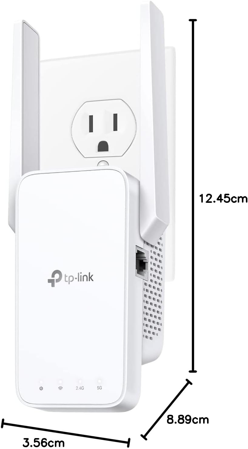 TP-Link AC1750 WiFi Extender (RE450) - Up to 1750Mbps, Dual Band WiFi Repeater, Internet Booster, Extend WiFi Range Further