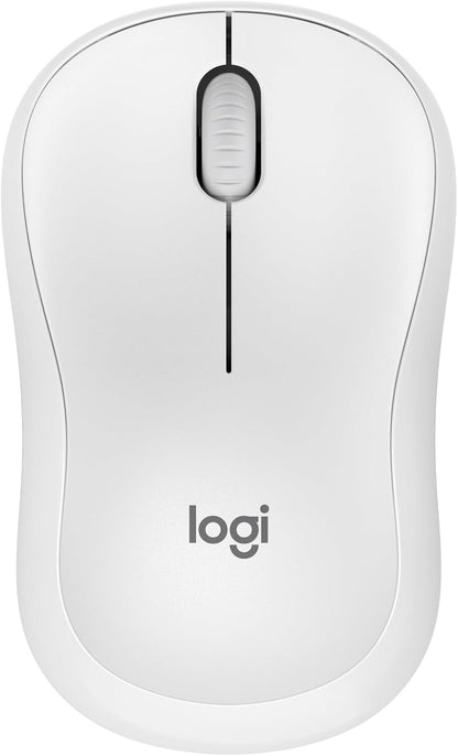 Logitech M185 Wireless Mouse, 2.4GHz with USB Mini Receiver, 12-Month Battery Life, 1000 DPI Optical Tracking, Ambidextrous, Compatible with PC, Mac, Laptop - Black