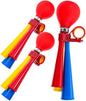 Toddmomy 3Pcs Bugle Horn Retro Clown Horn Kids Bike Horn Squeeze Clown Horn Loudspeaker Snail Air Horn Handlebar Accessories for Vehicles Bicycles Golf Cart