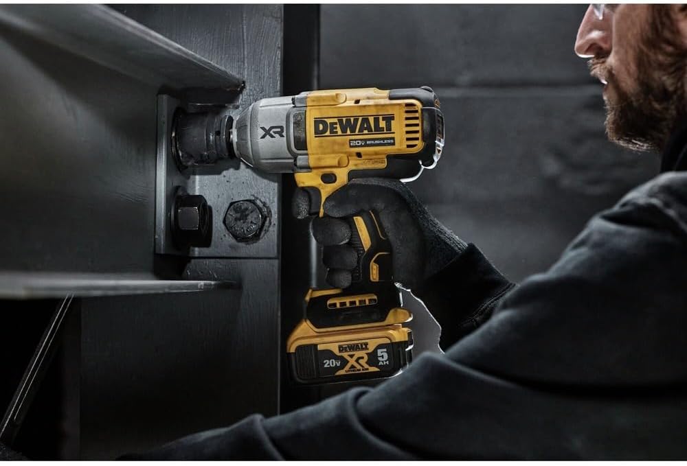 DEWALT 20V MAX XR Impact Wrench, 1/2 In Cordless, High Torque, 4 Speed Precision Mode, Tool Only (DCF900B)