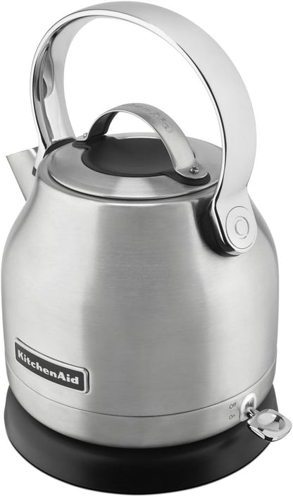 KitchenAid 1.25 L Electric Kettle, Brushed Stainless Steel, KEK1222SX