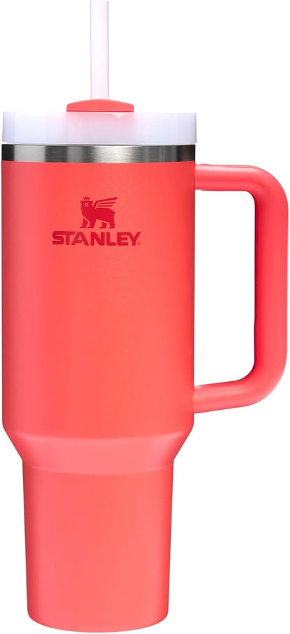 Stanley Quencher H2.0 Tumbler with Handle and Straw 30 oz | Flowstate 3-Position Lid | Cup Holder Compatible for Travel | Insulated Stainless Steel Cup | BPA-Free | Exclusive Lupine