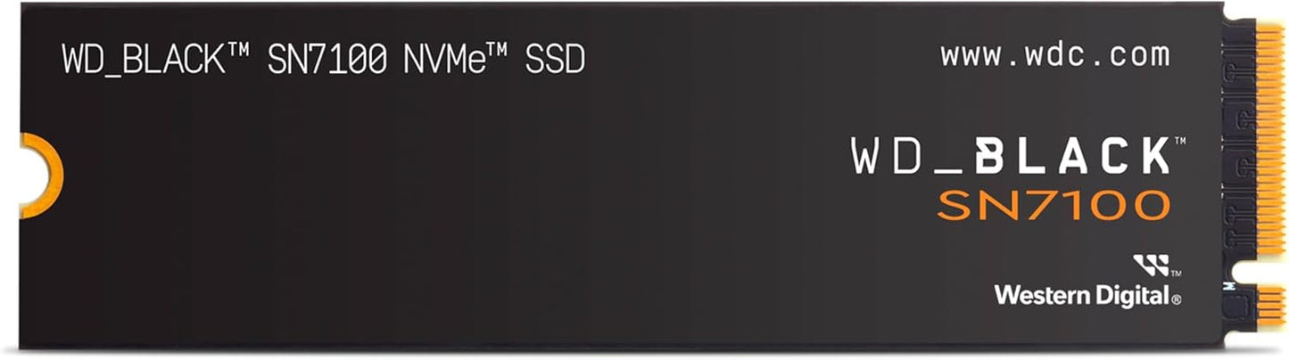 WD_BLACK 4TB SN7100 NVMe Internal Gaming SSD Solid State Drive - Gen4 PCIe, M.2 2280, Up to 7,000 MB/s - WDS400T4X0E