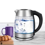 Salton Variable Temperature Touch Control Kettle 1.7 L with Removable Tea Steeper