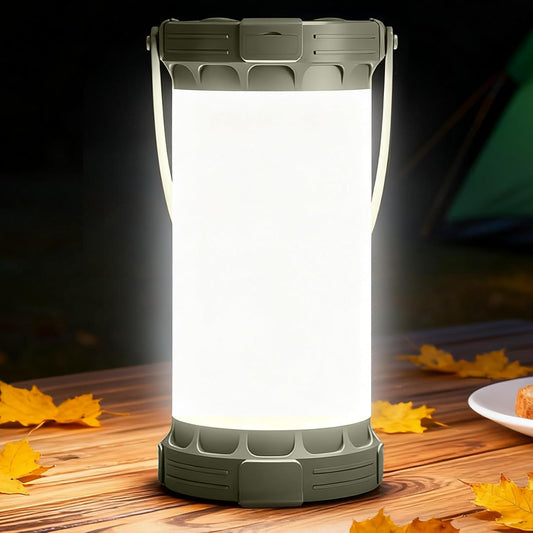 Glocusent 135 LED Ultra Bright Camping Lantern, Up to 200H, 5000mAh Camping Light with 3 Colors & 5 Brightness, SOS, Max 1500LM, Rechargeable Lantern for Power Outages Camping Hiking Emergency