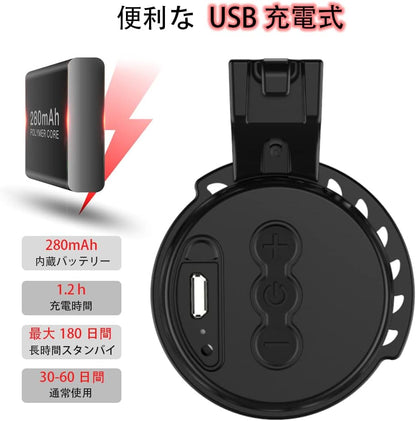 Lixada Electric Bike Bell 120db Mini Electric Bicycle Horn Cycling Bell USB Rechargeable & Waterproof, Loud & Lightweight with 4 Sound Modes Ring for Mountain Bike, Road Bike, BMX, MTB