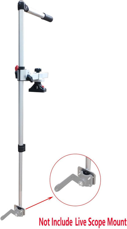 Brocraft Universal Transducer Pole/Sonar Transducer Pole System with Mount/Livescope Mount (Generation 2)