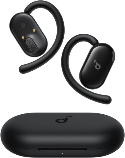 Soundcore V20i by Anker Open-Ear Headphones,Ultra-Comfort,Snug Fit,Powerful Sound,Clear Calls,IP55,LED Lights,36H Playtime,Bluetooth 5.4,Multipoint Connection(Renewed)