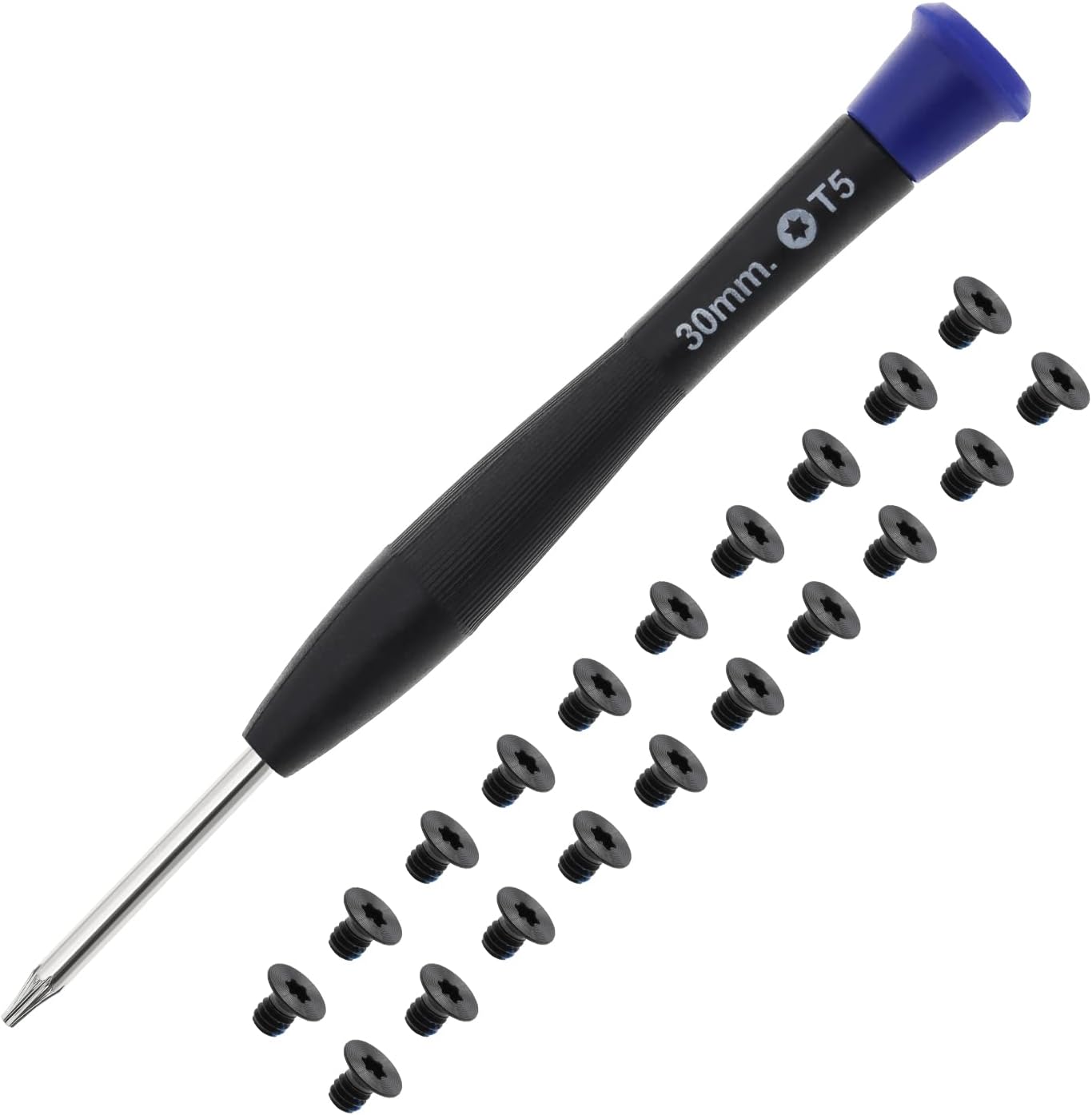 20PCS M2x3 Torx T5 Laptop Bottom Case Screws with T5 Screwdriver – Compatible with Razer Stealth 13.3" & Blade 15" Alloy Components - PuriLite
