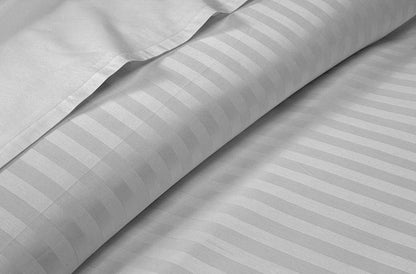 Linen Sheets 100% Egyptian Cotton- Twin-XL Sheet Set 4 Piece- 1000 Thread Count- Fits Upto 18" Deep Pocket- Long Staple Cotton Bedding, Sateen Weave-Light Blue Solid