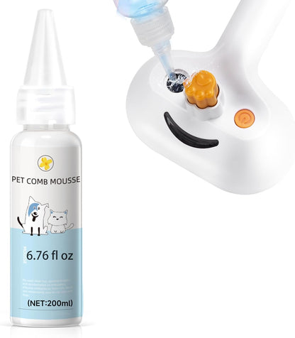 Cat Steam Brush for Dogs & Cats – 3-in-1 Pet Deshedding Tool for Long & Short Haired Pets, Grooming Shedding Brush-Contains shampoo