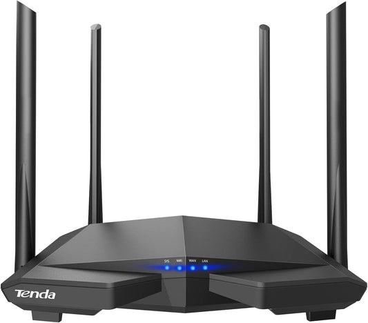 Tenda AC1200 WiFi Router, Dual Band Wireless Router 4 x 100 Mbps Ethernet Ports, Supports APP, Guest WiFi, Access Point Mode, IPv6, Parental Control(AC6)