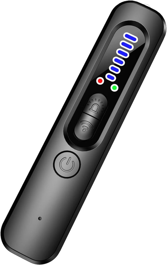 SELOWEA Hidden Camera Detector - Anti Spy/Car GPS Tracker/RF Signal/Bug Sweeper/Hidden Devices/Listening Device Detector - Portable Bug Finder for Office Car Hotel Travel Indoor Outdoor Use