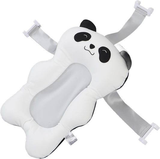 Cartoon Shaped Baby Bath Tub Pad with Stable Support for Comfortable Bath Time for Infants in Kitchen or Bathroom with Mesh Fabric (Type 1) - PuriLite