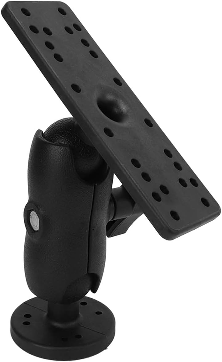 360 Degree Marine Kayak Kayak Fish Finder Mount Marine Electronic Fish Finder Mount GPS Plate Rotating Supporter Electronic Fish Finder Mount Base