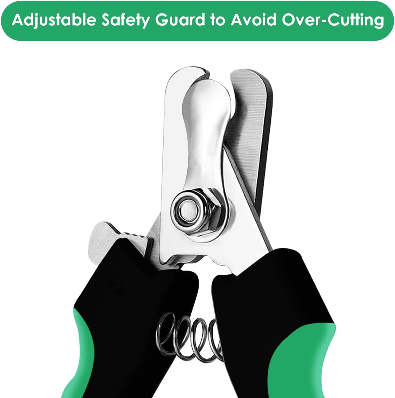 Candure Cat Nail Clippers Stainless Steel Cat Claw Trimmers for Rabbits,Guinea Pigs, Birds, Puppies, Kittens and Small Animals- Pet Nail Clippers for Professional and Home Use (Black)