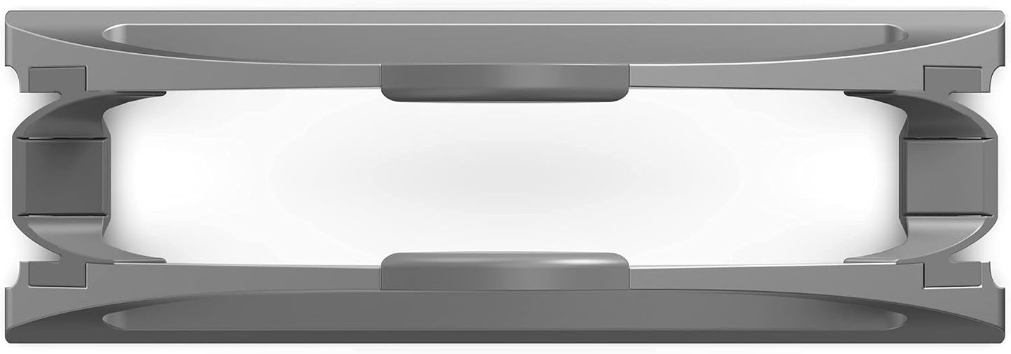 HumanCentric Vertical Laptop Stand for Desk – Automatic Adjustable Upright Laptop Dock, Space Gray Aluminum Holder