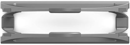 HumanCentric Vertical Laptop Stand for Desk – Automatic Adjustable Upright Laptop Dock, Space Gray Aluminum Holder