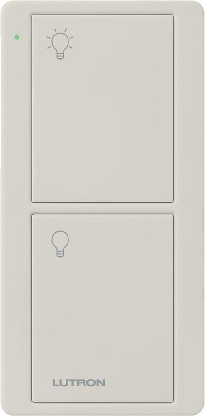 Lutron On/Off Switching Pico Remote for Caseta Smart Home Switch | PJ2-2B-GWH-L01 | White