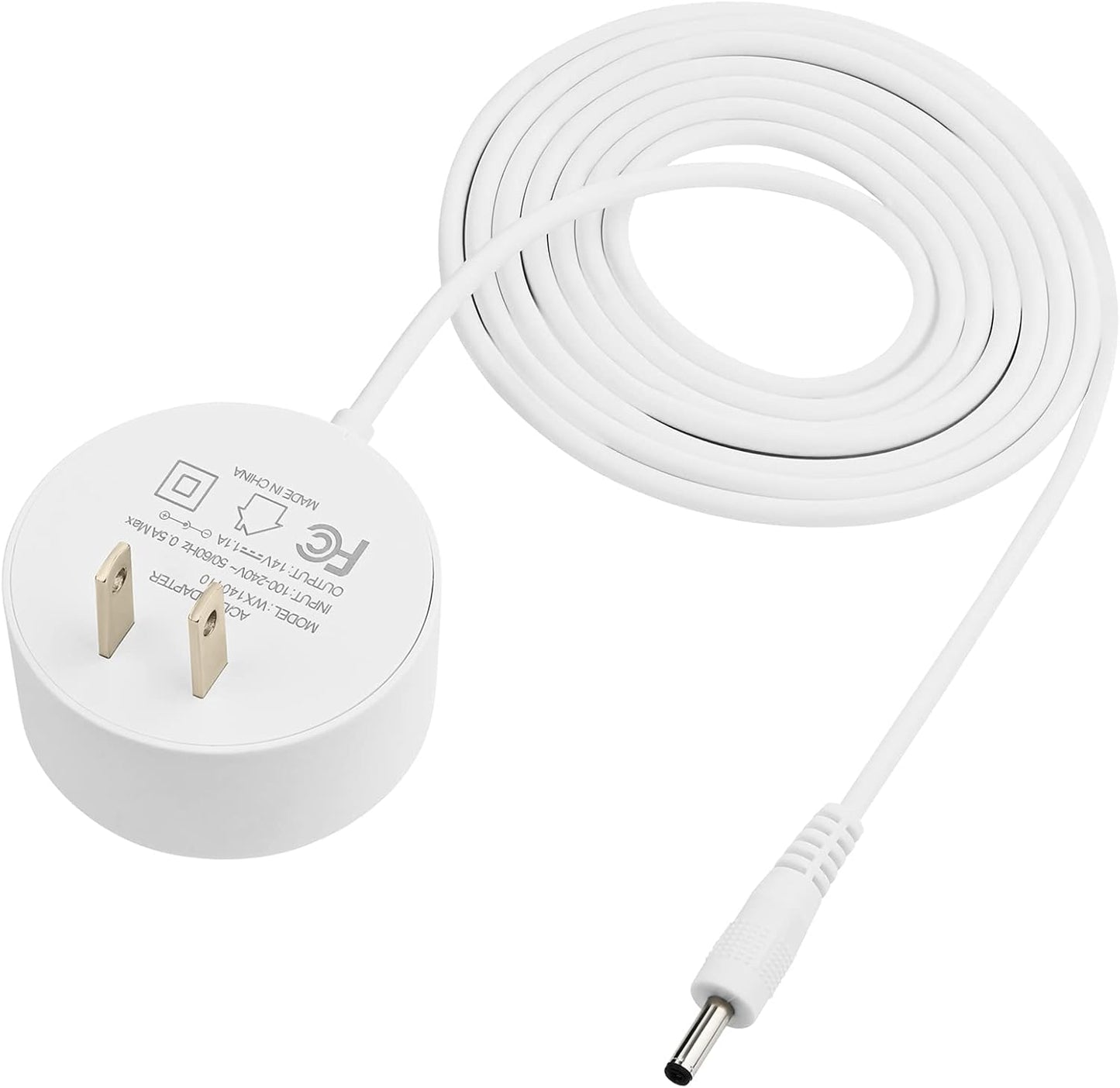 Vebner 6-Foot Power Adapter Compatible with Google Nest Mini, Nest Hub, Nest WiFi Router and Nest WiFi Point Power Cable (Long)