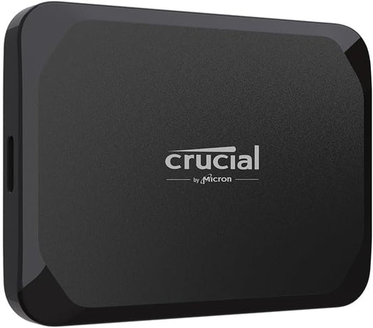 Crucial X9 4TB Portable SSD, Up to 1050MB/s, USB 3.2 USB-C, External Solid State Drive, Compatible with Windows, Mac, & Android, Reliable Storage for Games, Files, & Backups, Black - CT4000X9SSD902