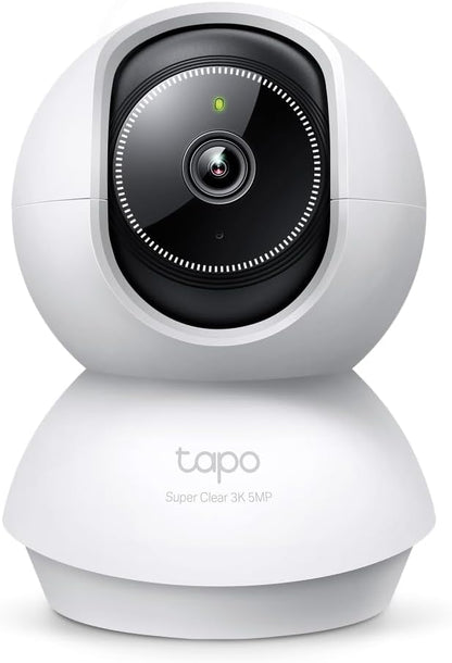 TP-Link Tapo 2K Pan/Tilt Indoor Security WiFi Camera, Baby & Pet Camera w/ 360° Motion Tracking, 2-Way Audio, Night Vision, Cloud & Local Storage (Up to 256 GB), Works w/Alexa & Google (Tapo C210P2)