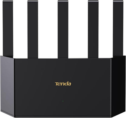 Tenda BE3600 WiFi 7 Router – Dual Band Gigabit Router for Wireless Internet, 3x1G Ports, VPN, MLO, NFC, Easy Setup, Parental Control, Access Point Mode, Vertical WiFi (RE3L)