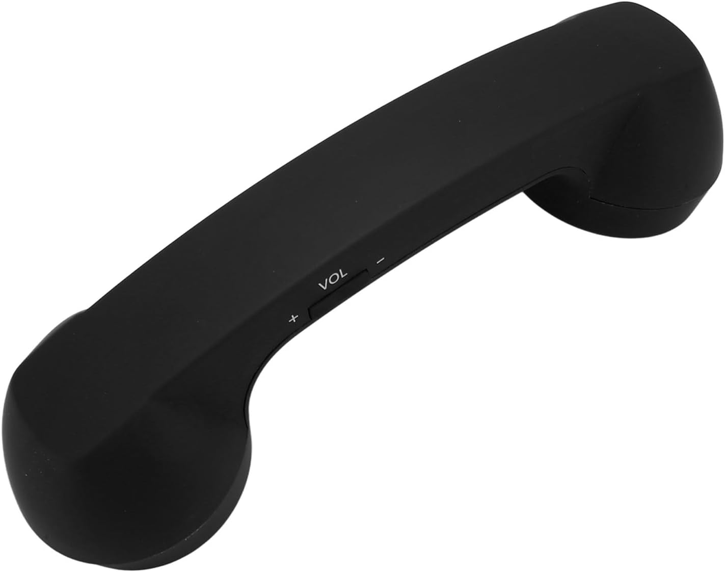 Qiilu Retro Telephone Handset for Mobile Phones - Rechargeable Radiation Proof Handset Receiver with USB Charging (Red)