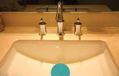 V-TOP Tub Stopper 2 Pack, 6 inches Large Silicone Drain Plug Hair Stopper Flat Suction Cover for Kitchen Bathroom Accessories and Laundry