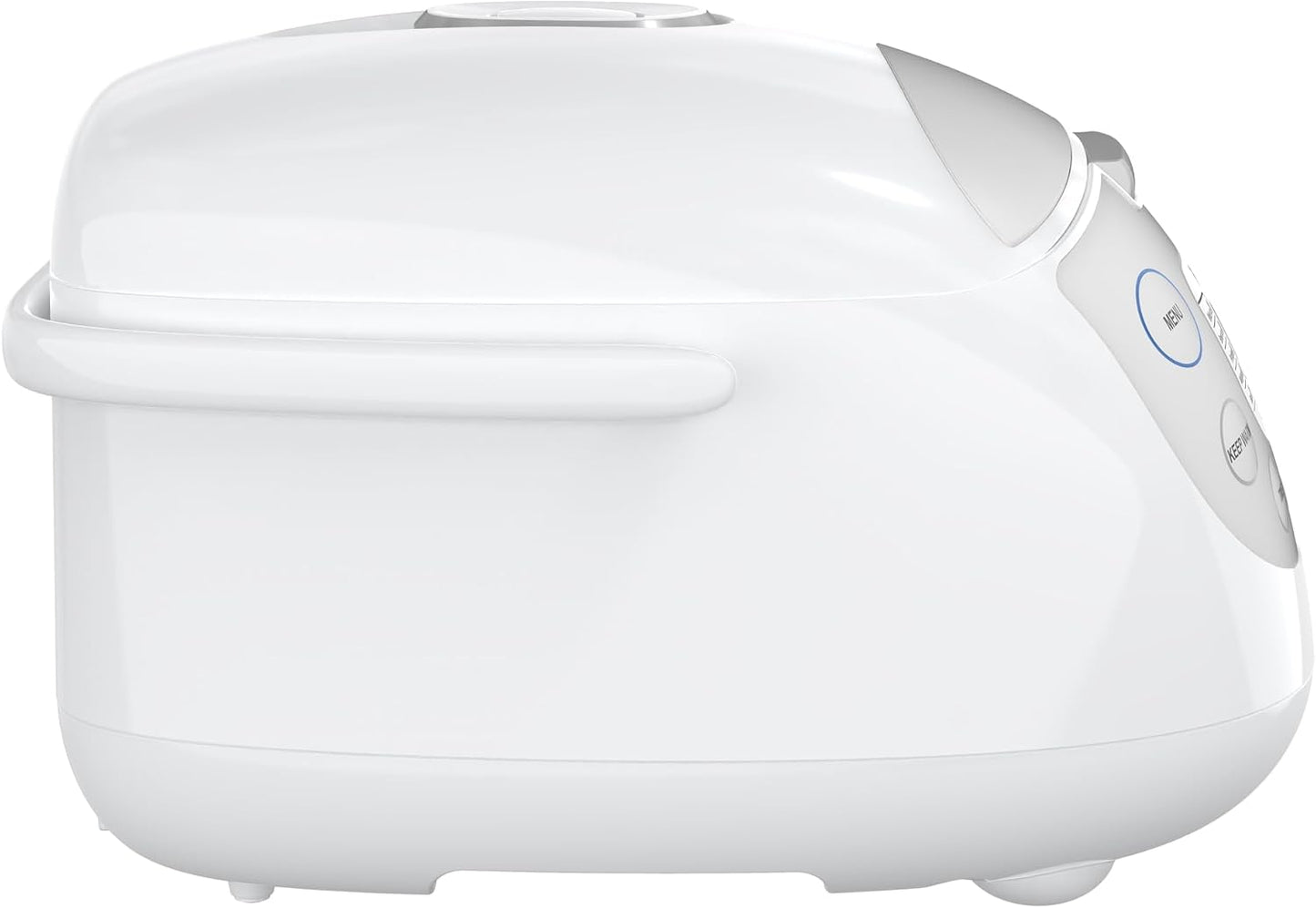 Panasonic SRZC123L Rice Cooker, 6-Cup Uncooked/12-Cup Cooked, Fuzzy Logic Microcomputer, Thick Non-Stick Aluminum Pan, Detachable Inner Lid, 10 Programs, Auto Keep Warm, Keep Warm, White