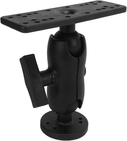360 Degree Marine Kayak Kayak Fish Finder Mount Marine Electronic Fish Finder Mount GPS Plate Rotating Supporter Electronic Fish Finder Mount Base