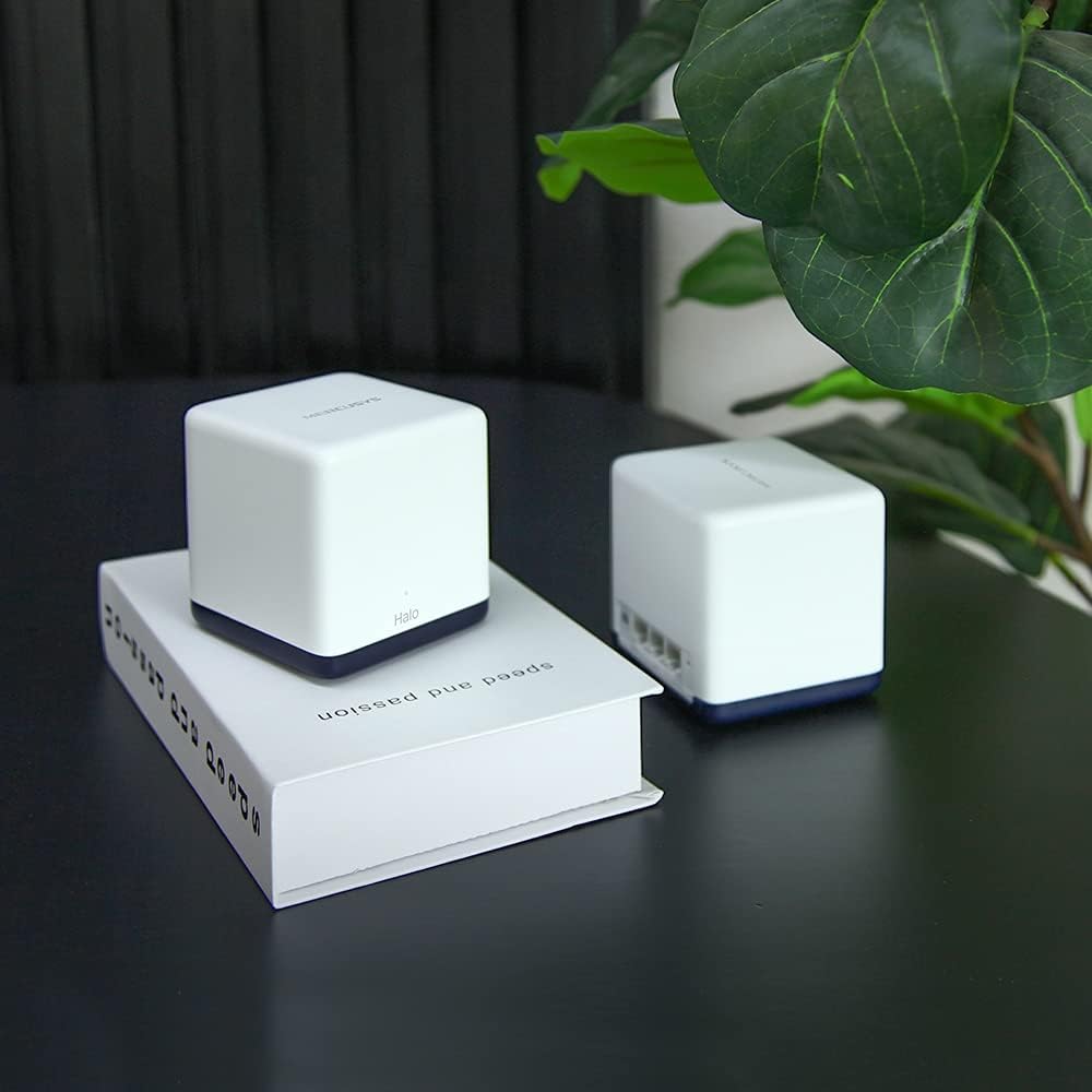 MERCUSYS Halo H50G (2-Pack) AC1900 Mesh WiFi System – Whole Home Coverage up to 4,000 ft², Seamless Roaming, Gigabit Ports, Easy App Setup, Parental Controls, Dual Band Router