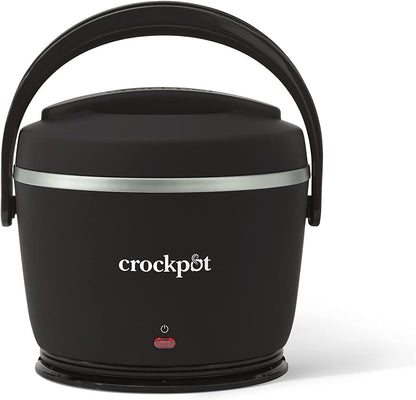 Crock-Pot Lunch Crock Food Warmer, Heated Lunch Box, 20 oz, Licorice Black