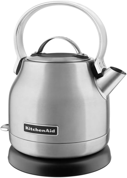 KitchenAid 1.25 L Electric Kettle, Brushed Stainless Steel, KEK1222SX
