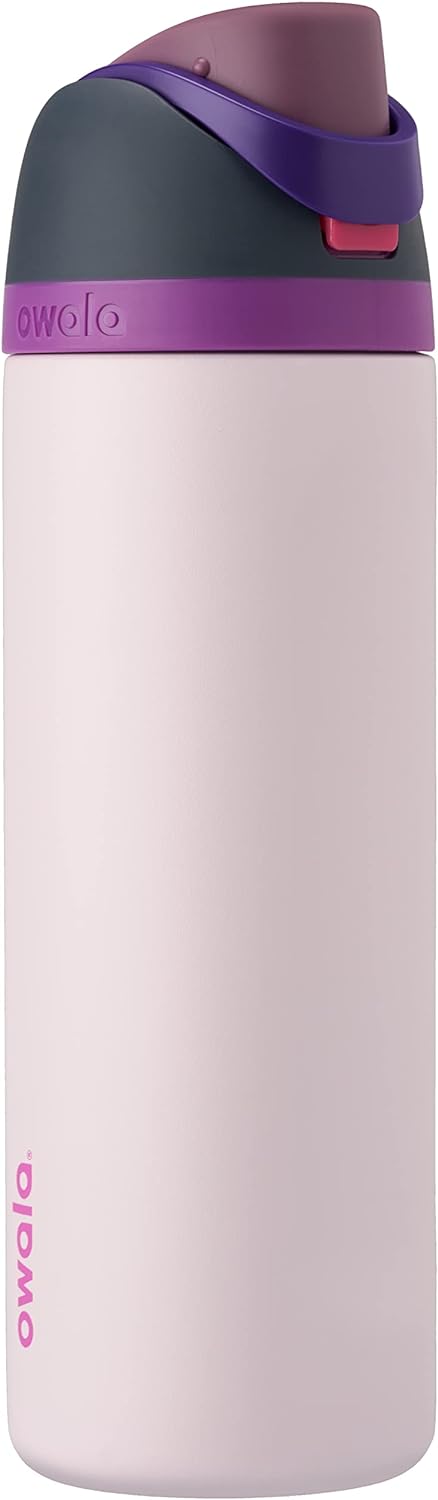 Owala Kids FreeSip Insulated Stainless Steel Water Bottle with Straw, BPA-Free Sports Water Bottle, Great for Travel, 16 oz, Celestial Sphere