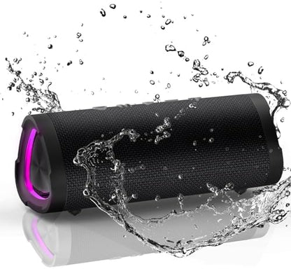 Vanzon Bluetooth Speakers, V40 Portable Wireless Speaker V5.0 with 24W Loud Stereo Sound, 24H Playtime, TWS & IPX7 Waterproof, Suitable for Travel, Beach,Home and Outdoors,Great Choice for Gift