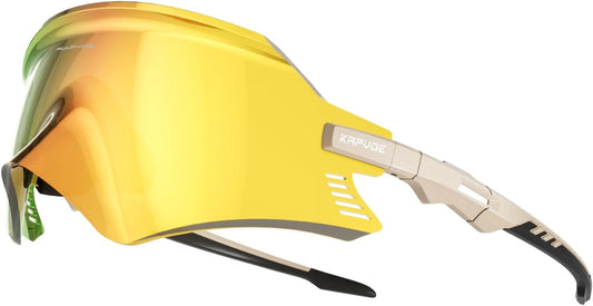 KAPVOE Sports Sunglasses Men Women Cycling Glasses Running Fishing Golf MTB Outdoor